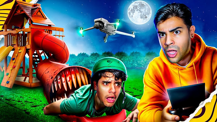 ESPIONEI UM SLIDE EATER COM DRONE NA VIDA REAL
