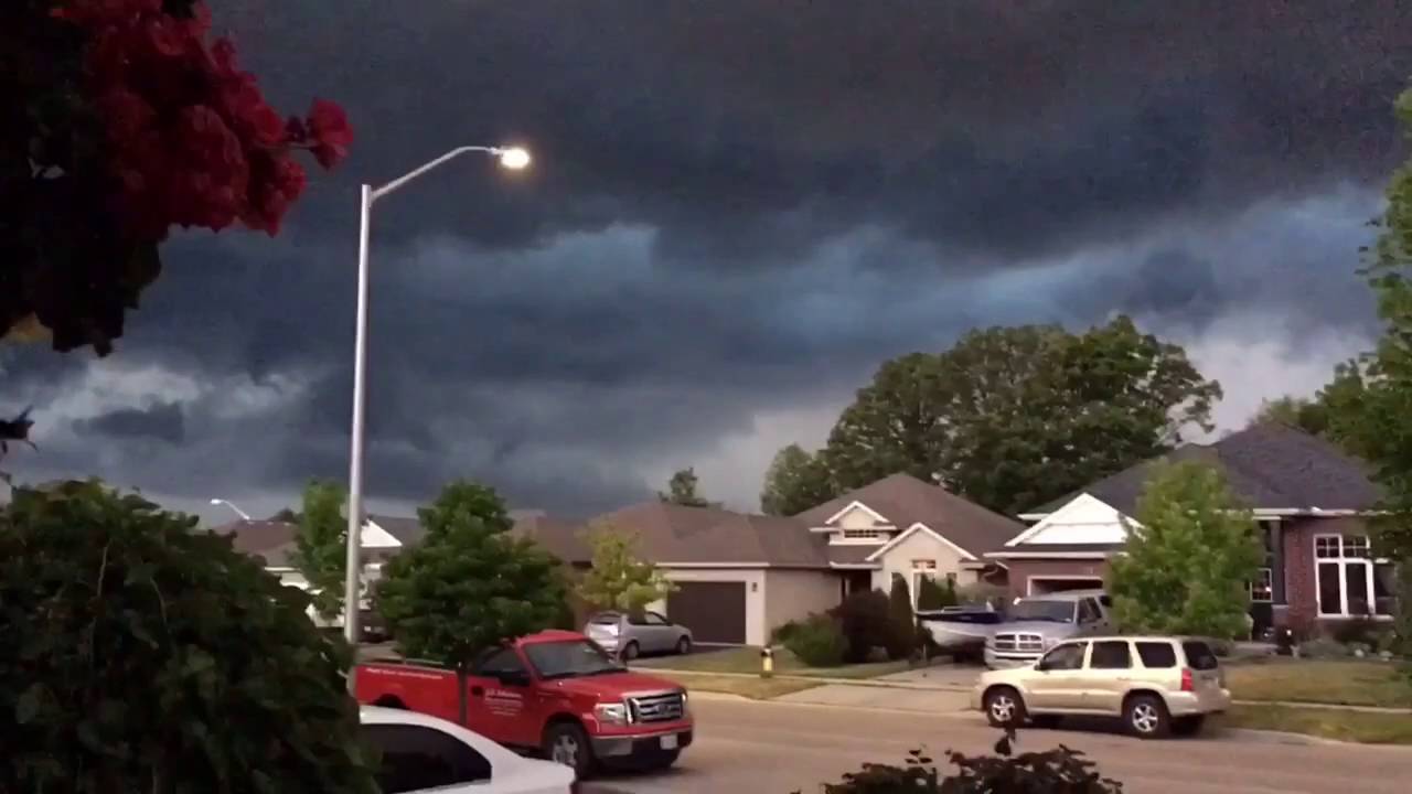 Thunderstorm in St. Thomas Ontario YouTube