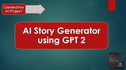AI Story Generator Using GPT-2 | Streamlit + Hugging Face + Google Colab| Generative AI project
