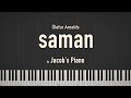 Saman  lafur arnalds  synthesia piano tutorial
