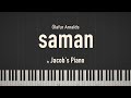 saman - Ólafur Arnalds \\ Synthesia Piano Tutorial