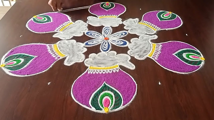 Krishnashtami Rangoli with Peacock Feather| Janmashtami Muggulu 2022| Krishna Jayanthi Kolam designs
