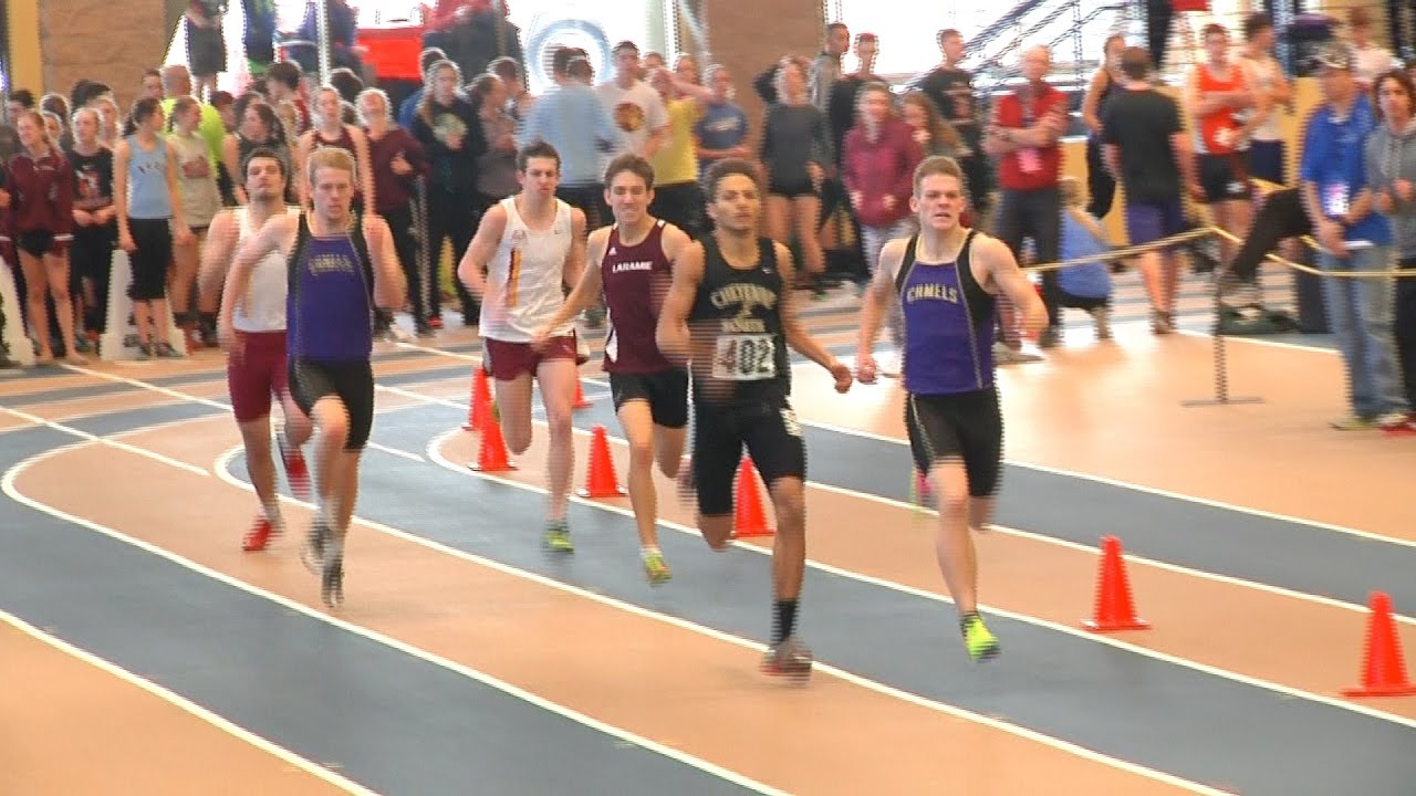 2017 CCHS State Indoor Track Meet400m Logan Myers YouTube