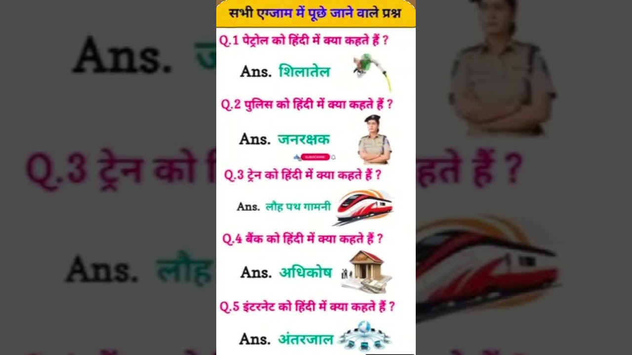 GENERAL KNOWLEDGE || 