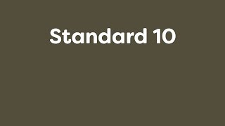 Introduction to PIT Count Minimum Standards: Standard 10