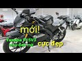 Review Yamaha R15V3 màu đen mờ tem mới nhất tại Yamaha Town Kỳ Hưng. Yamaha R15V3 đen nhám cực chất