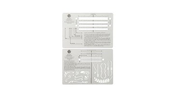 Anna Griffin 2piece Envelope Lettering Templates