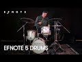 Video: EFNOTE EFD5 E-DRUMSET FUSTI IN BETULLA - PELLI MESH - INCLUDE PIATTI