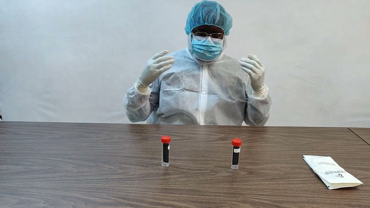 Gloved Finger Tip Test with paddles