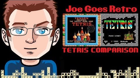 Tetris (NES) -  Nintendo and Tengen Comparison - Joe Goes Retro