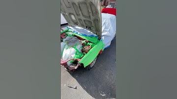 Painting engine bay but ghetto 🫣