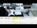 DIAURA - Lost November ギター弾いてみた【tab有】guitar cover