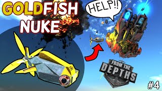 I've Started Nuclear War With Flying Goldfish! | From The Depths Drone Challenge Run