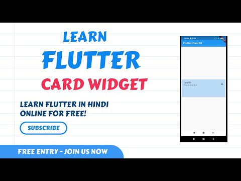 Card Widget in Flutter | Flutter CardUI | Flutter Cardwidget