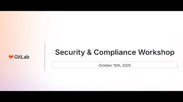 Security & Compliance Workshop - 10.16.2025