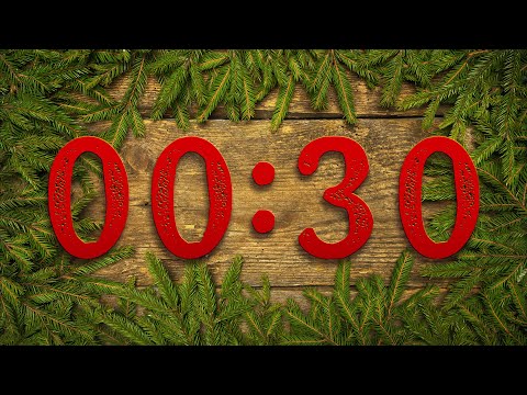 30 SECOND TIMER 🔔 Gentle Alarm [Full HD]