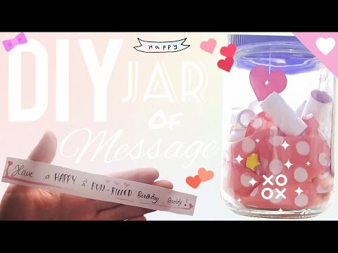 DIY Simple Gift - Message in a jar