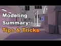 Modeling Summary: Tips & Tricks to Design 3D Photorealistic Environments in Blender 2.8