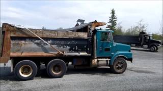 Dump Trucks at the Meadows Yard