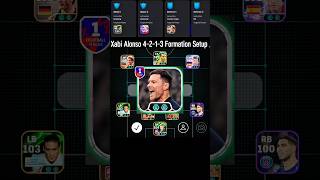 Xabi Alonso 4-2-1-3 Formation 🔥 Insane Control &amp; Attack eFootball 2026 #Shorts