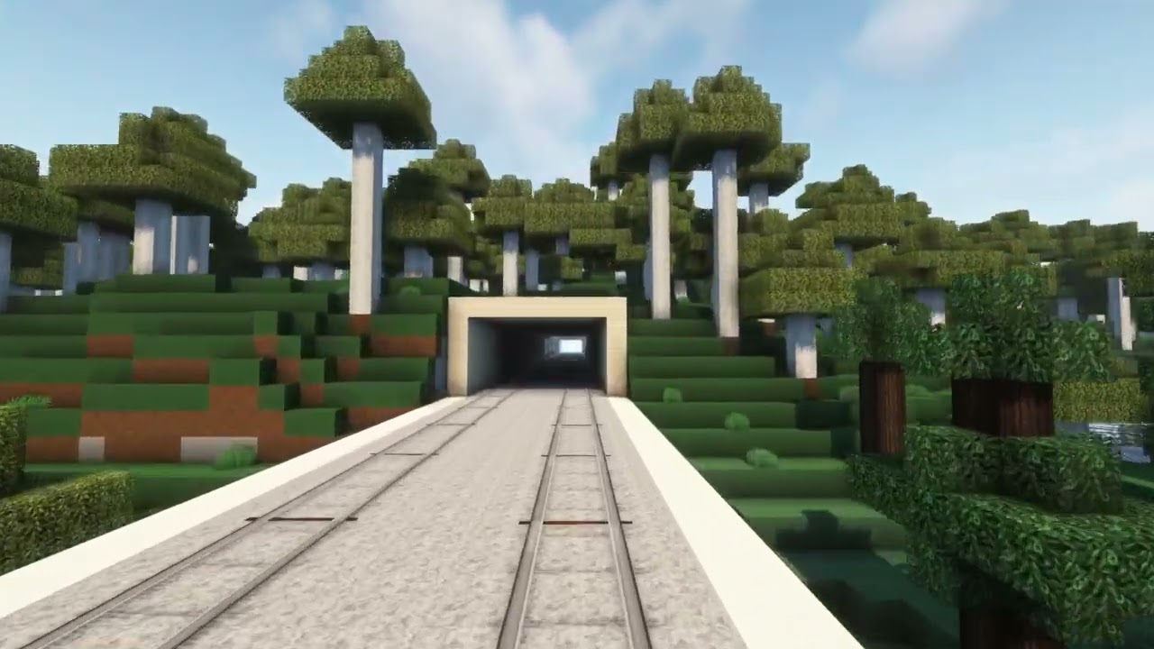 Metro Southpark Linie 27 Mitfahrt - Minecraft MTR Mod