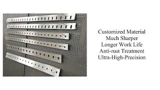 Guillotine Straight Shearing Blades for Cutting Paper Machine with Custom.