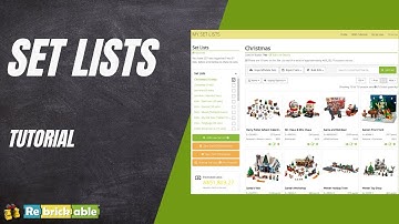 Set Lists - Rebrickable Tutorial