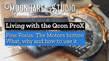 What is the point of the Qcon Pro X Motors button?