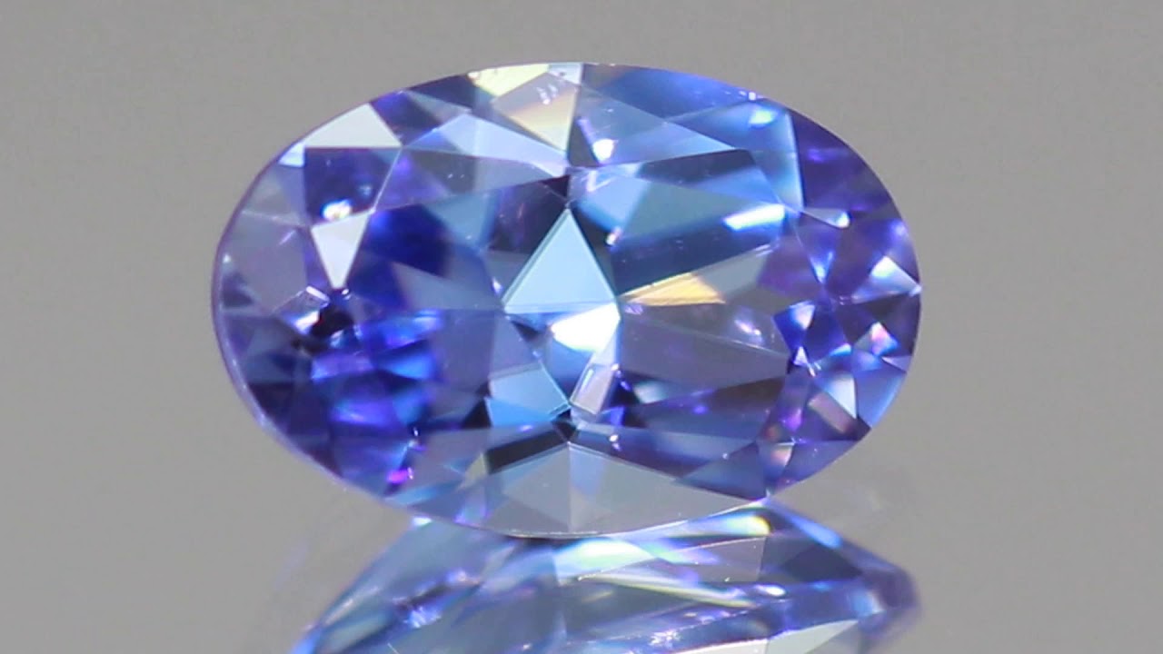 天然ベニトアイト 0.42ct 【煌めく美発色ブルー】 オーバル