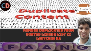 Remove Duplicates from Sorted List II | Leetcode 82 | Live coding session