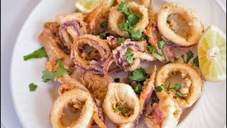 CALAMARES FRITOS 🐙🔥