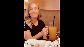 Woman Pours Margarita In Cup To Take With Her 