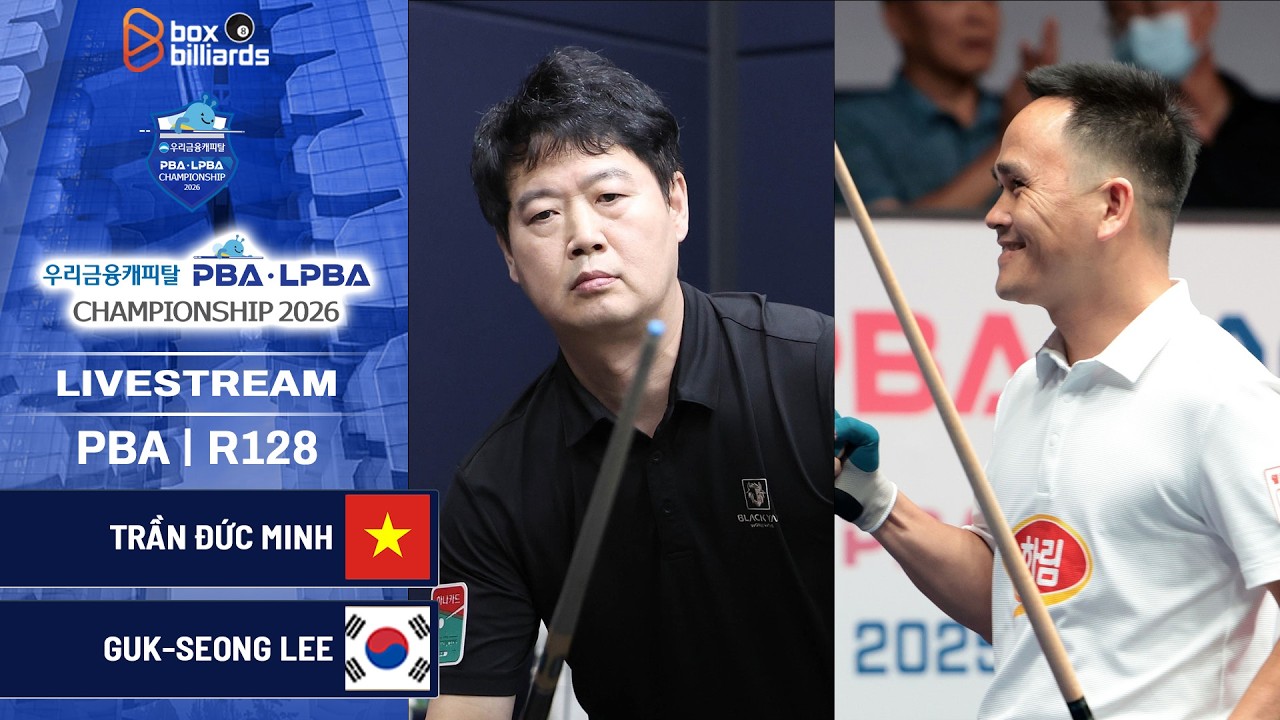 Image of video the 🎯Trực tiếp: Trần Đức Minh vs Guk-seong Lee | PBA R128 Woori Finance Capital Championship 2026 2