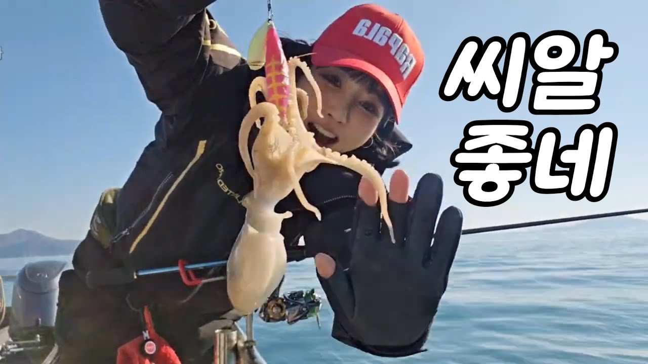 씨알 마릿수 다되는 통영 쭈꾸미 밭에 다녀왔습니다!!