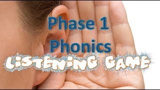 Listening Game | Phase 1 Phonics | Listening and Attention Skills | Jolly Phonics |Letters & sounds screenshot 4