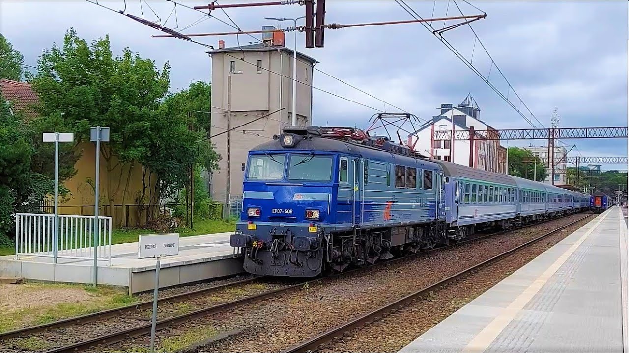 Stacja PKP Kołobrzeg oblegana przez pociągi