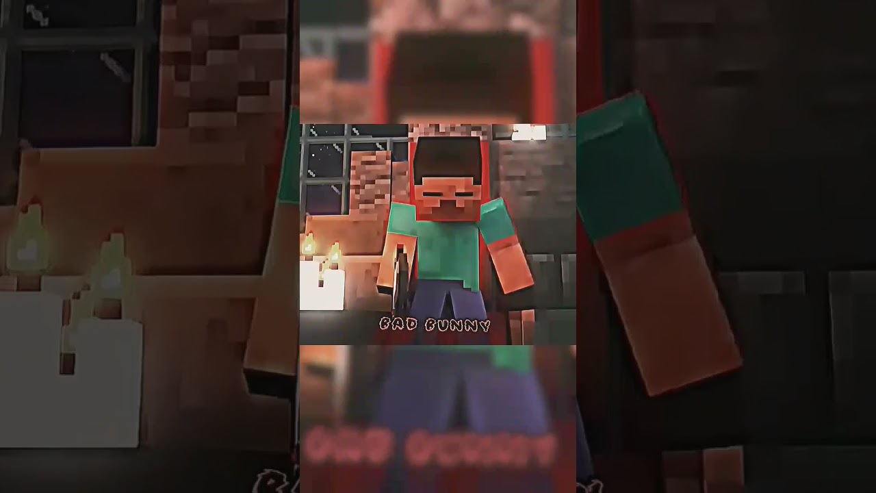 bad Bunny Minecraft day 1 😈🔥💪