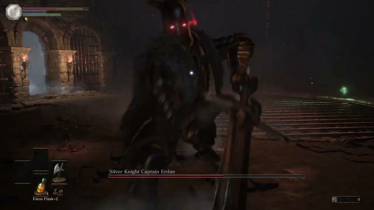Dark Souls III - Archthrones: Silver Knight Captain Erdan Boss