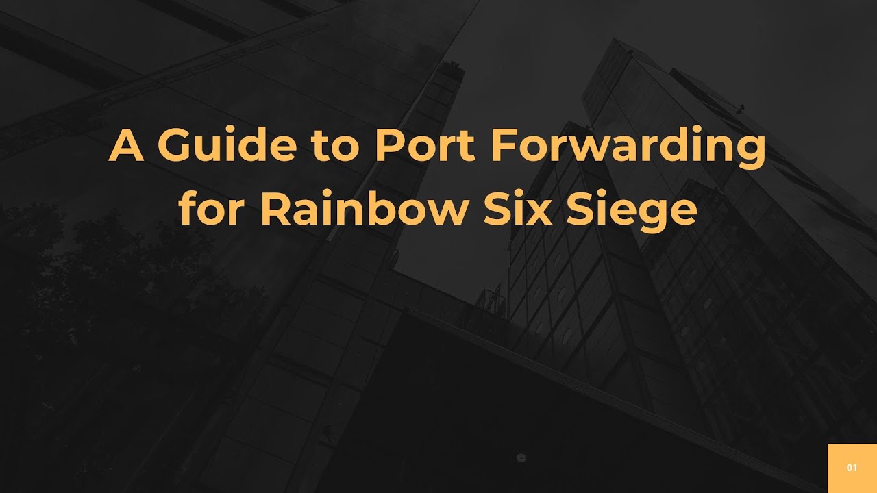 Руководство по переадресации портов в Rainbow Six Siege