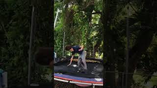 Backflip tutorial on a trampoline! #backflip #tutorial #shorts #trampoline