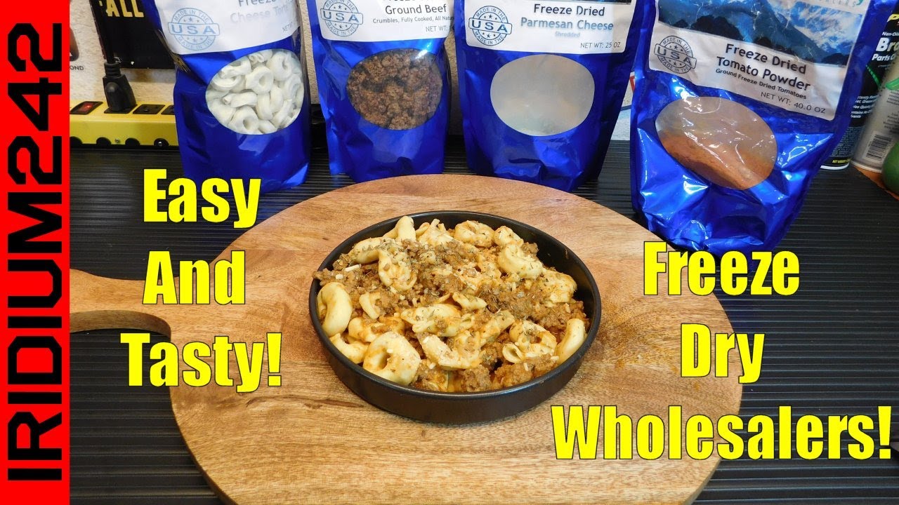 Easy Tasty Freeze Dried Meal Tortellini With Meat Sauce! YouTube