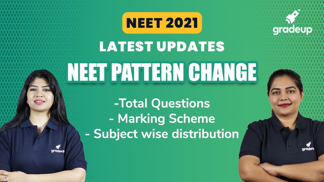 NEET New Exam Pattern 2021 | Total Questions, Marking Scheme, Subject Wise Distribution | Gradeup