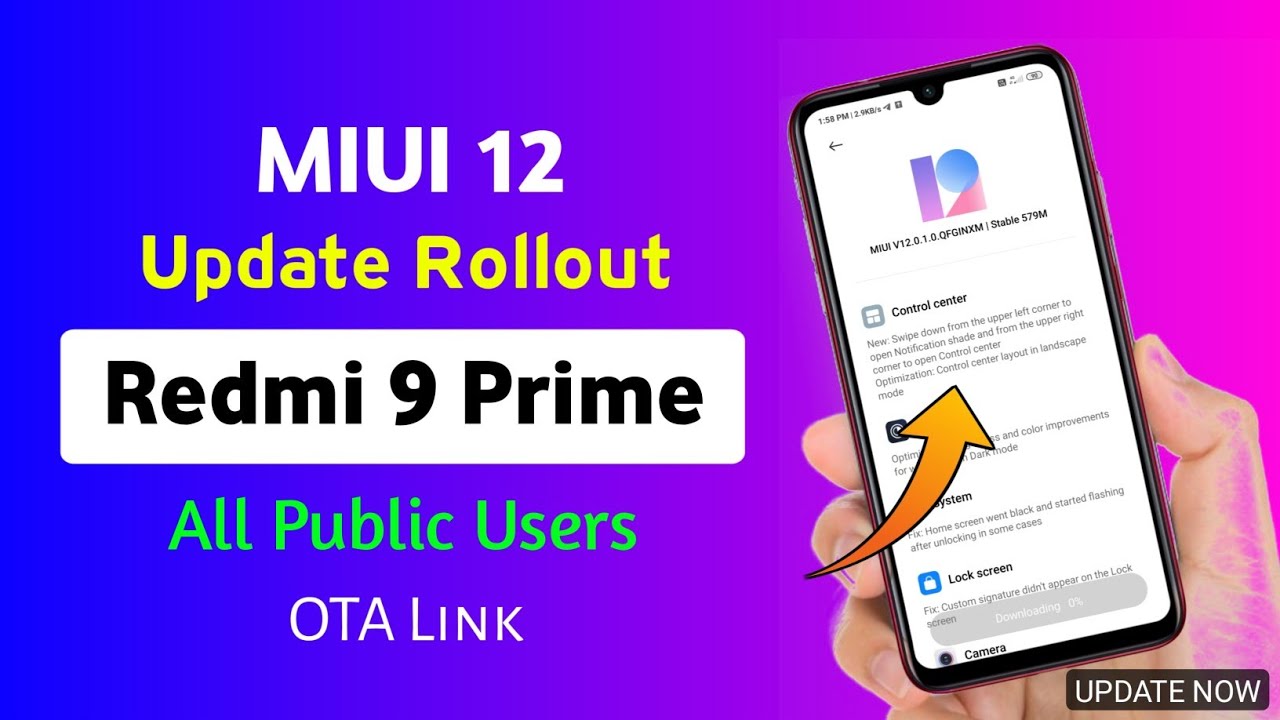 MIUI 12 India Stable Update 😍 Redmi 9 Prime | OTA Link Released | Update Now | MIUI 12 Redmi 9 Prime