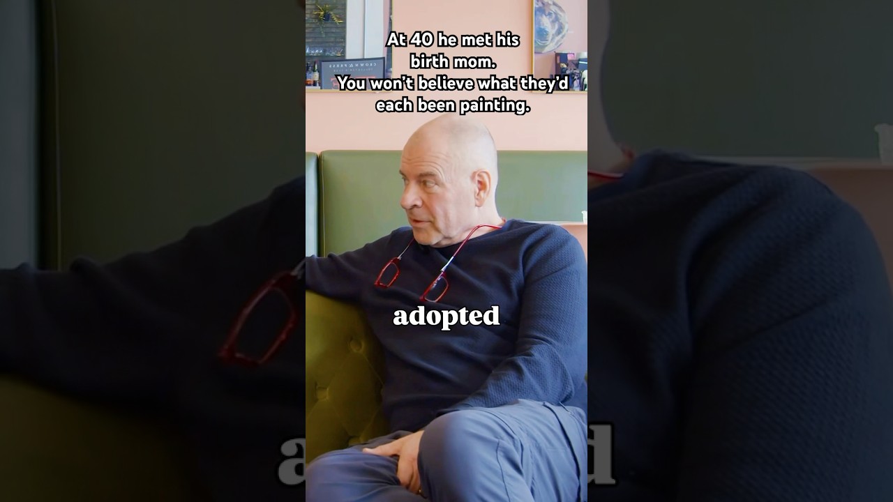 Imagine meeting your birth mom at 40 & realizing you'd been completing her art your whole life.