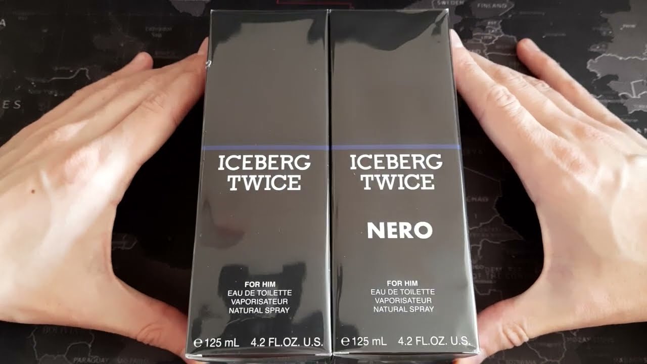 Unboxing Iceberg Twice pour homme oraz Twice Nero for Him. Dojrzały zapach  na co dzień i wieczór - YouTube