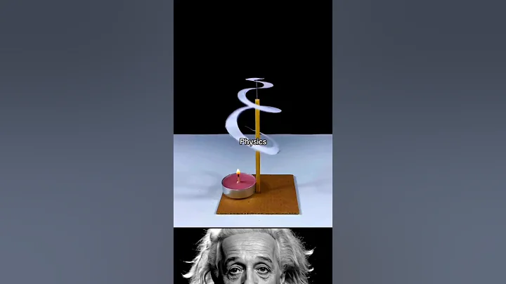 🔥🤯 How Does Paper Spin Over a Candle? Physics Explained!  #shorts #science #physics
