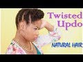 Fall Ready TWISTED UPDO | Natural Hair Tutorial