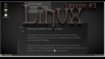 Linux Mint Lesson #3 - Running in Software rendering mode FIX (INTEL GRAPHICS)
