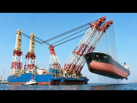 Inside the World’s Biggest Crane Ship: How It Lifts the Heaviest Ships