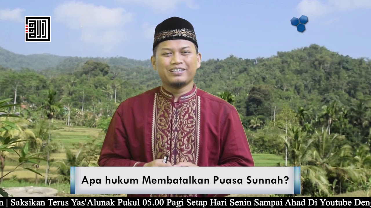 Apa Hukum Membatalkan Puasa Sunnah Ustadz Hanif Luthfi Lc Ma Youtube